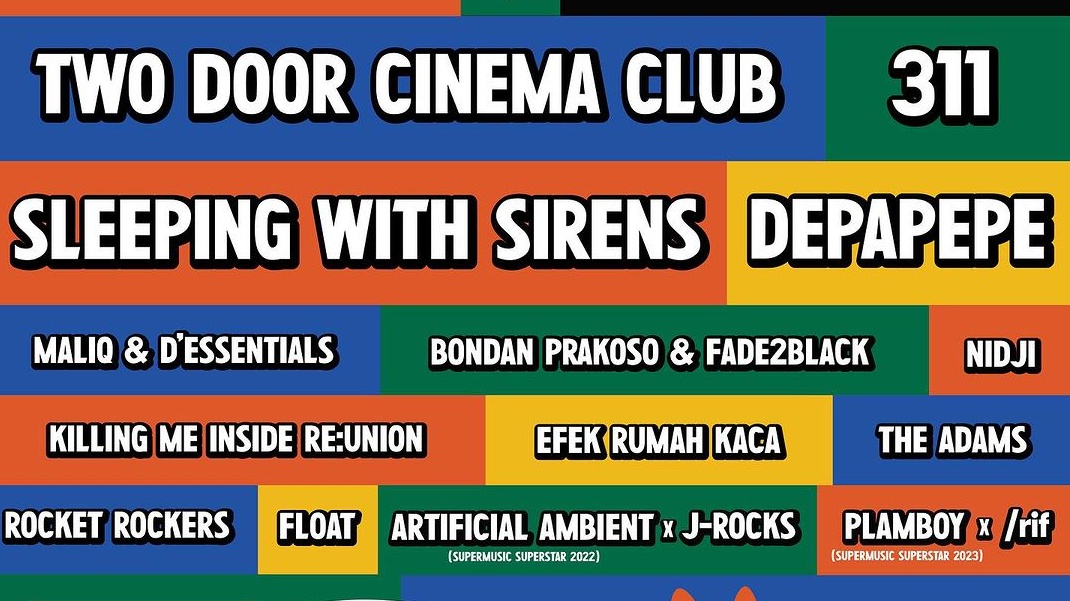 311 Hingga Two Doors Cinema Club Siap Gebrak Everblast Festival 2024