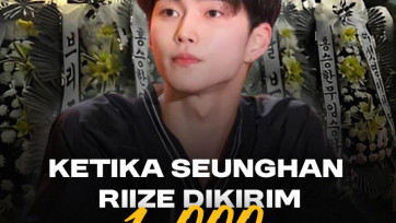 Ketika Seunghan RIIZE Dikirim 1.000 Karangan Bunga Dukacita