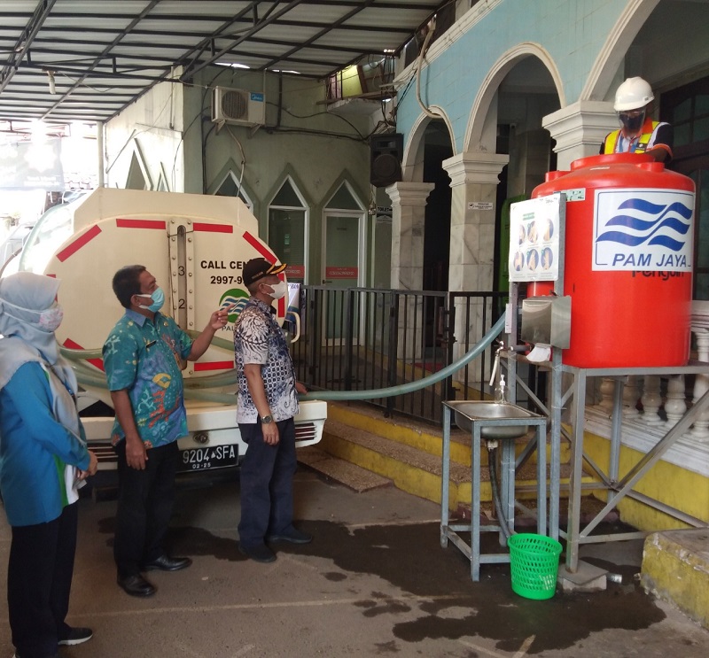 Pasokan air bersih. (Foto: PDAM)