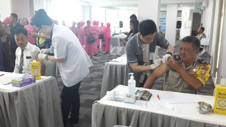 Jaga Kesehatan Personel, Anggota Divaksin Difteri