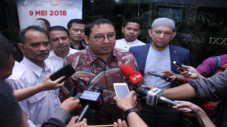 Fadli Zon beri keterangan usai nobar