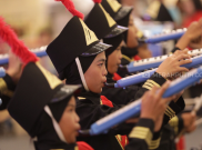 Marching Band Siswa-Siswi Sekolah Dasar Buka Acara