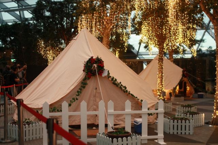 Warga menyambut positif ide gagasan glamping (Foto: Reuters)