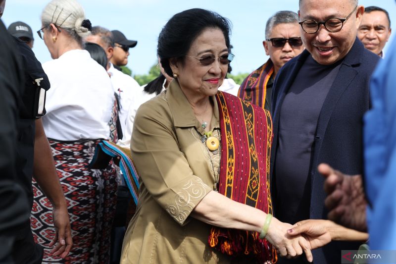Megawati Upacara Hari Lahir Pancasila di Ende