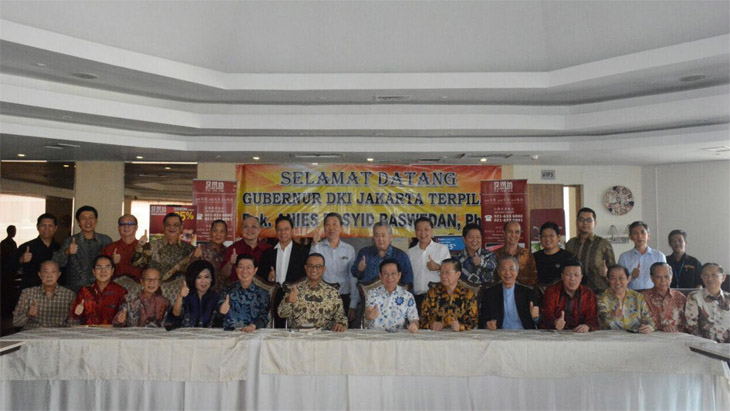 Bertemu Tokoh Tionghoa, Anies Ingin Jakarta Punya Persatuan yang Kuat