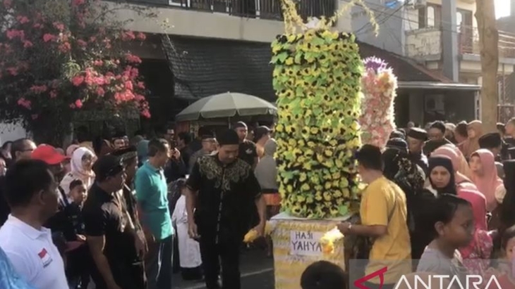 Kampung Islam Kepaon Bali Rayakan Maulid Nabi dengan Pawai hingga Megibung