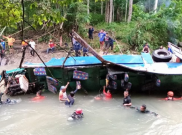 KNKT Selidiki Kelaikan Bus Sriwijaya yang Jatuh ke Jurang di Pagaralam