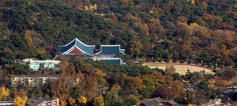 blue house