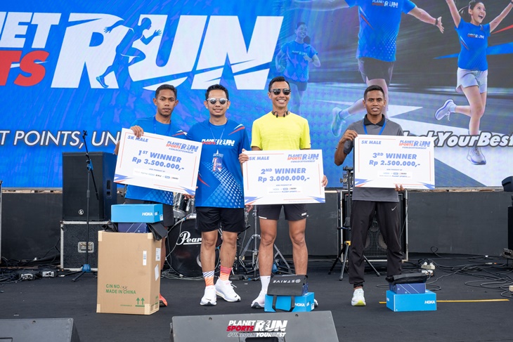 3.000 Pelari Sukses Meriahkan Planet Sports Run