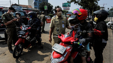 Hari Pertama Penerapan PSBB Wilayah Tangerang Raya