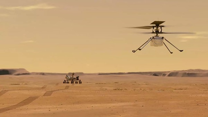 Helikopter NASA Berhasil Mengangkasa di Mars