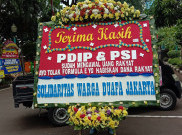 Kantornya Dibanjiri Karangan Bunga, Fraksi PKS Minta Wartawan Tanya Pengirimnya