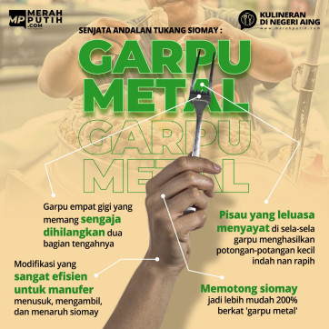Senjata Andalan Tukang Siomay: Garpu Metal
