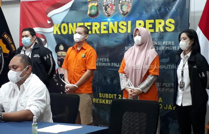 Pasangan Suami Istri Sindikat Penipuan Proyek Miliaran Rupiah Diciduk Polisi