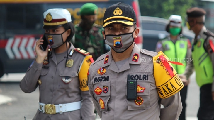  Berniat Demo Akibat Larangan Mudik, Sopir dan Kernet Bus Dibubarkan Polisi