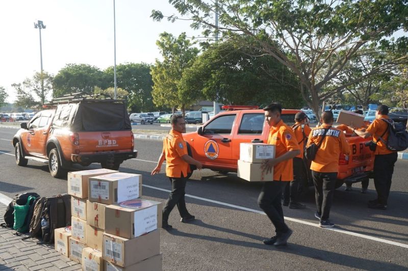 Pemprov Jatim Kirim Puluhan Ribu Masker Bagi Korban Karhutla di Kalimantan
