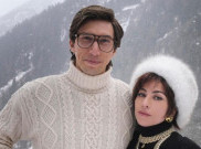 Lady Gaga dan Adam Driver Foto Bareng untuk 'House of Gucci'