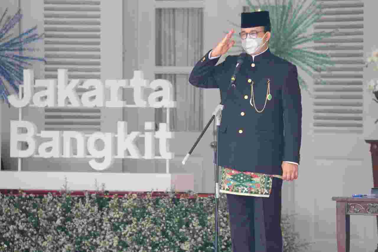 Momen HUT ke-494 Jakarta, Anies Ajak Warga Bantu Pulihkan Jakarta dari COVID-19