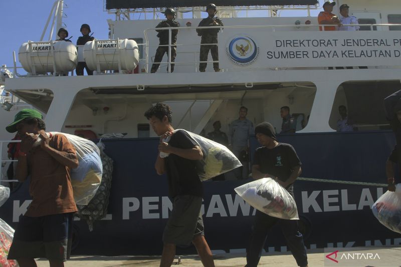 Australia Pulangkan 35 Nelayan Indonesia Yang langgar Batas