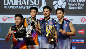 Ganda Putra Malaysia Nur Izzuddin/Goh Sze Fei Raih Juara Indonesia Masters 2026