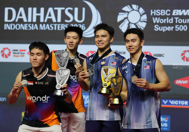 Ganda Putra Malaysia Nur Izzuddin/Goh Sze Fei Raih Juara Indonesia Masters 2026