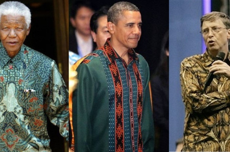 Wow! Tokoh Dunia ini Juga Pakai Batik