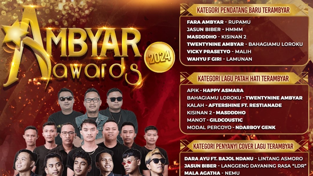 Dukung dan Vote Jagoanmu di Ajang Ambyar Awards 2024!