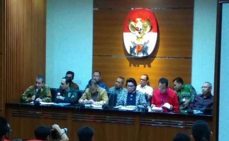 Pertemuan KPK dengan para petinggi Parpol di Gedung KPK