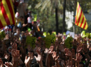 Kerusuhan Saat 90 Persen Suara Dukung Catalonia Lepas dari Spanyol