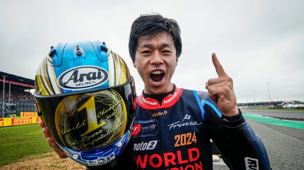 Pembalap Jepang Ai Ogura Juara Dunia Moto2