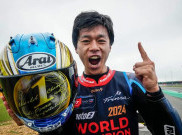 Pembalap Jepang Ai Ogura Juara Dunia Moto2