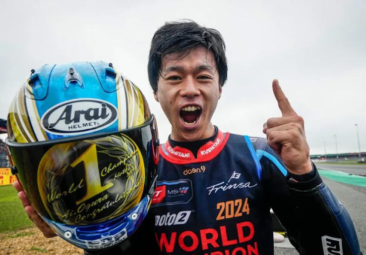 Pembalap Jepang Ai Ogura Juara Dunia Moto2