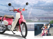 Honda Rilis Motor Super Cub Versi Anime 'Weathering With You'