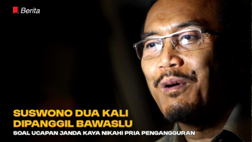 Suswono Dua Kali Dipanggil Bawaslu Soal Ucapan Janda Kaya Nikahi Pria Pengangguran