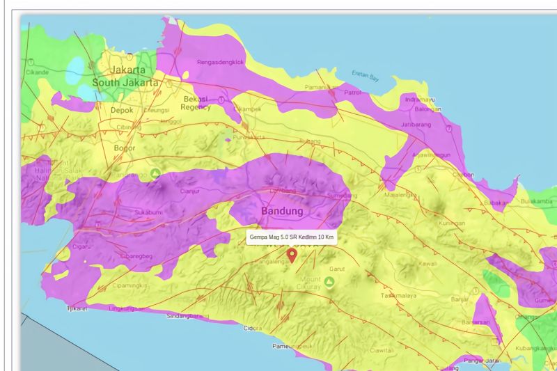 9 Luka Ringan Akibat Gempa Kabupaten Bandung, Laporan Korban Jiwa Belum Ada