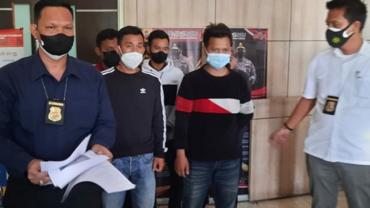 Lima Pelaku Pungli Viral di Penyekatan Tol Palembang-Lampung Ditangkap