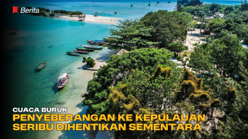 Cuaca Buruk, Penyeberangan ke Kepulauan Seribu Dihentikan Sementara