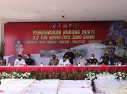 Bareskrim Musnahkan 3,6 Ton Shabu Dari Timur Tengah dan Malaysia