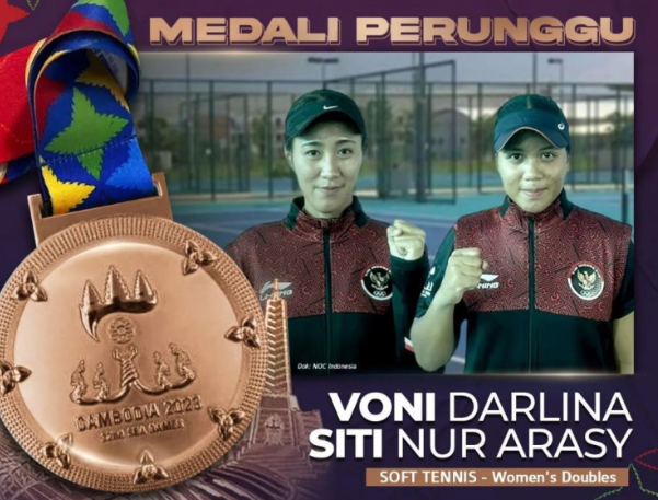 Indonesia Tambah Medali Perunggu dari Soft Tennis