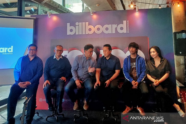 Jumpa pers peluncuran Billboard Top 100 di Jakarta, Rabu (25/9/2019) (ANTARA News/Maria Cicilia Galuh) 