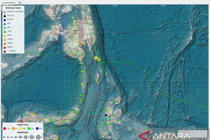 Gempa 6 Magnitudo di Sulut Terasa Hingga Filipina
