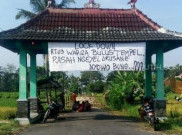 Sejumlah Dusun di Sleman Pilih Lockdown Secara Mandiri