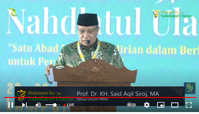 Buka Muktamar NU, Kiai Said Singgung Nasionalisme dan Agama