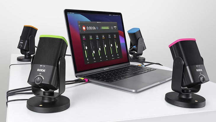 Rode Connect, Memungkinkan Penggunaan 4 Mikrofon Bersamaan