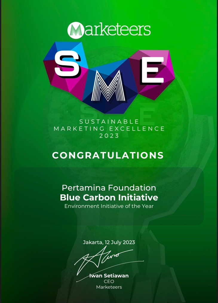 Pertamina Foundation Raih Penghargaan Penghargaan Environment Initiative of the Year