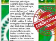 [HOAKS atau FAKTA]: Guru Ngaji di Kalsel Lumpuh Setelah Divaksin COVID-19