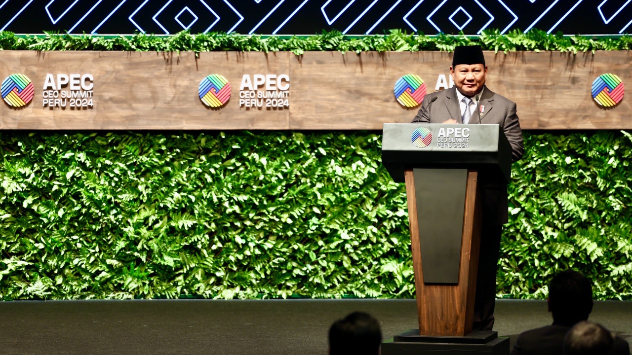 Prabowo Bicara di APEC CEO Summit 2024: Masa Depan Ekonomi Kawasan Pasifik Cerah