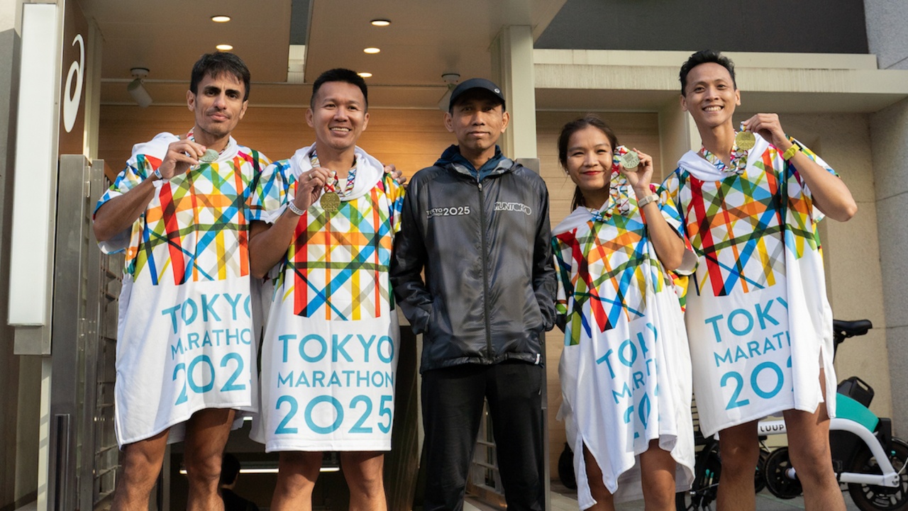 4 Pelari Indonesia Berhasil Taklukkan 'Tokyo Marathon 2025' dengan S4+ YOGIRI