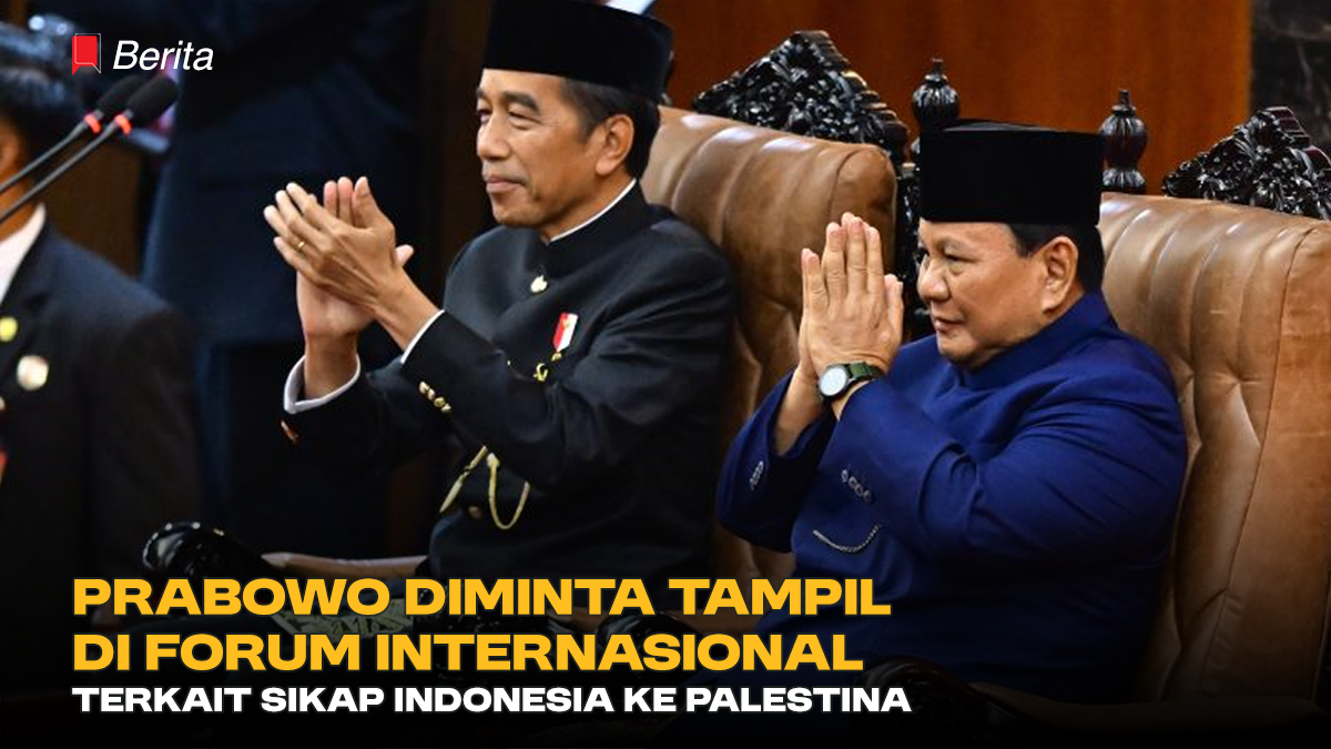 Prabowo Diminta Tampil di Forum Internasional Terkait Sikap Indonesia ke Palestina