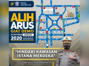 Upacara HUT TNI di Istana sampai HI, Berikut Rekayasa Jalan Sekitar Monas